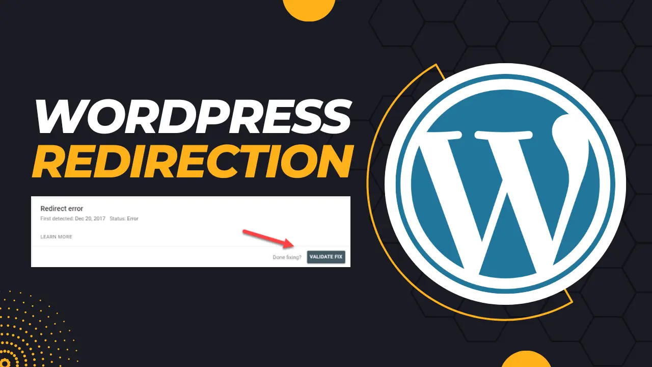 Wordpress Add Redirection