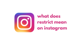what does restrict mean on ig
