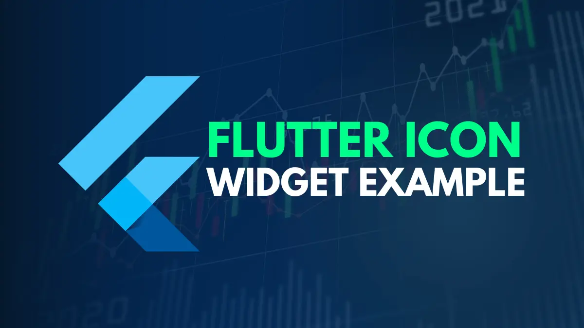 Flutter Icon Widget Example