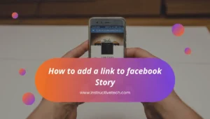 how to add a link to facebook story